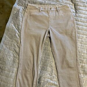 Uniqlo Women's Striped Jeans - Blue  and White